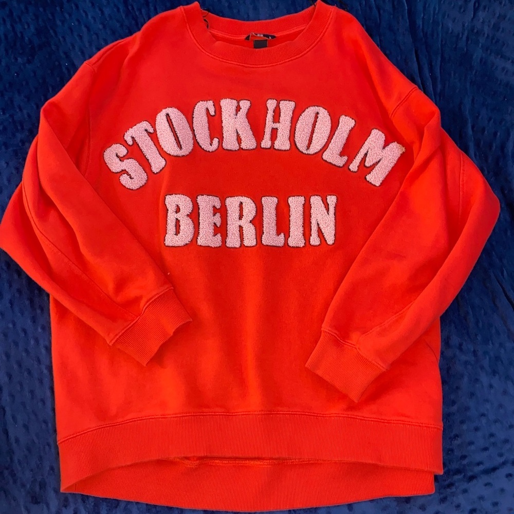 Stockholm Berlin Orange Sweatshirt